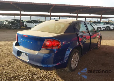 2013 Dodge Avenger Se z USA, uszkodzony, nr VIN 1C3CDZAB1DN756732